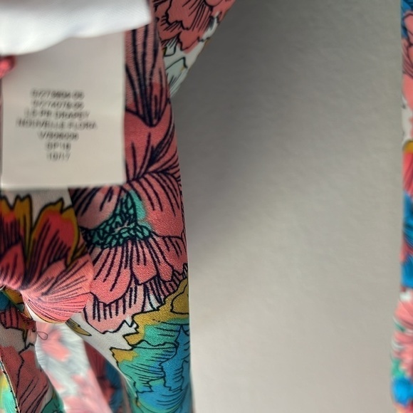 Banana Republic Floral Blouse Multicolor - Picture 7 of 8